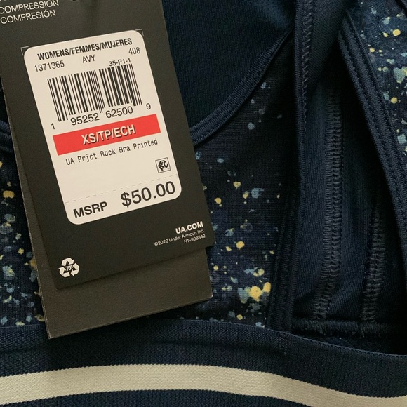 Under Armour Mid Support Sports Bra Top - Picture 5 of 5